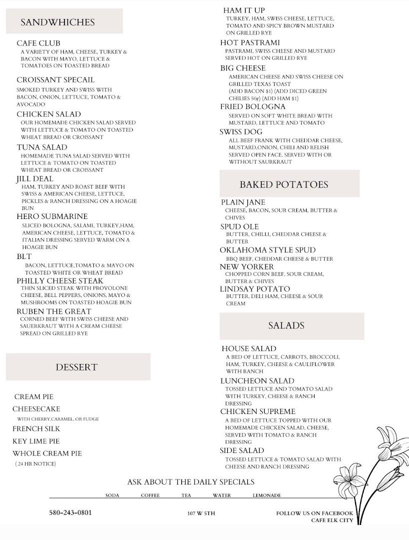 Cafe Elk City